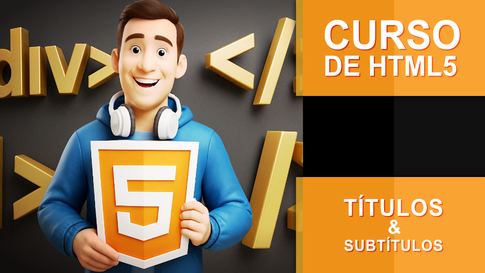 Imagem curso de html5 video aula 02 titulo subtitulo do html html5 1000p